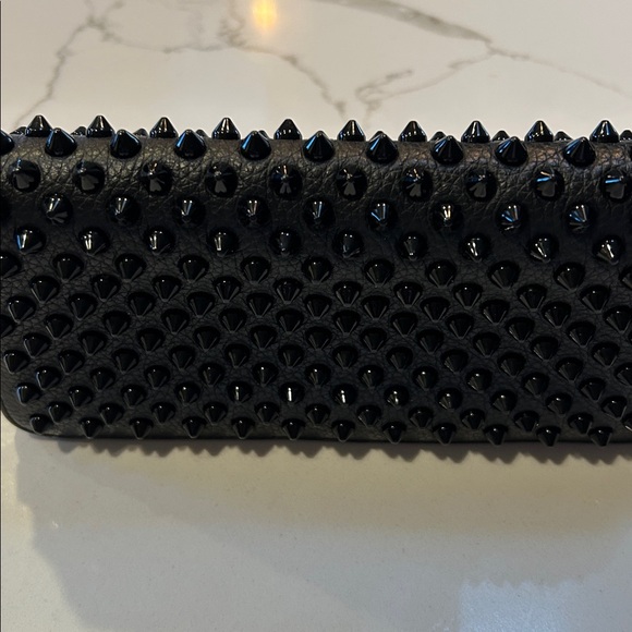 Christian Louboutin Black Spiked Wallet - Picture 11 of 11